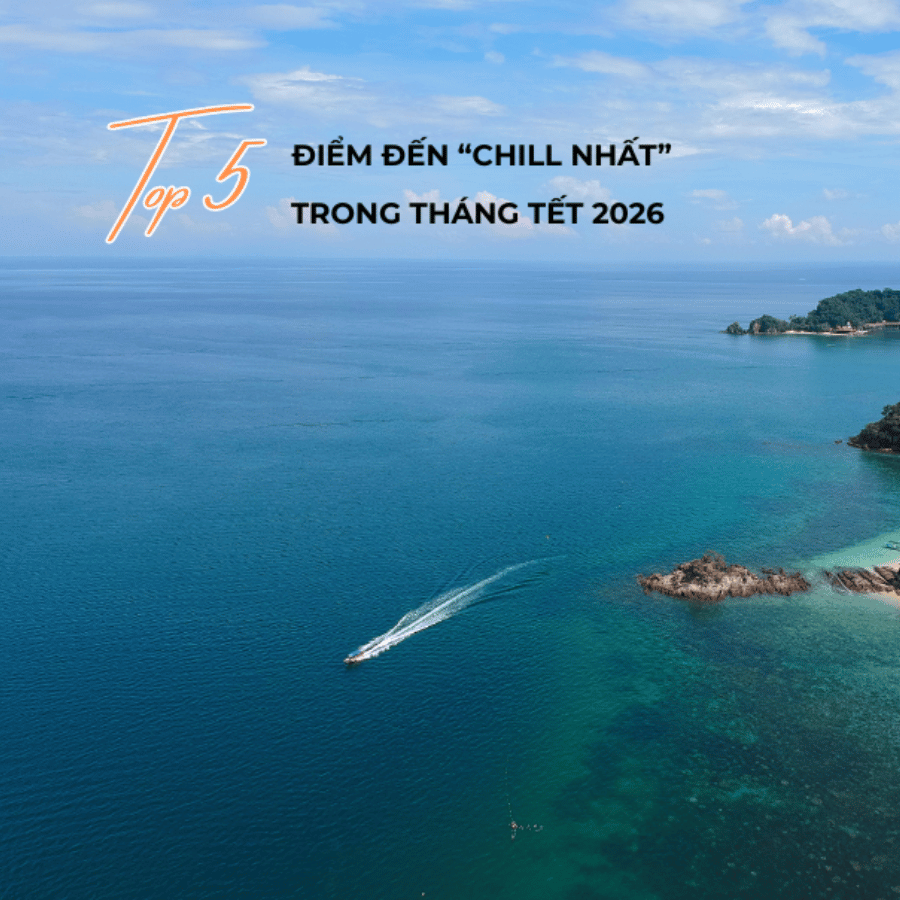 TOP 5 ĐIỂM ĐẾN “CHILL NHẤT” TRONG THÁNG TẾT 2026 – LỰA CHỌN DỄ ĐI, DỄ NGHỈ CÙNG DỊCH VỤ ĐẶT VÉ MÁY BAY GO2T